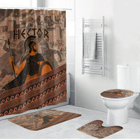 Hector Of Troy Bathroom Set Ancient Greek Mythology Pottery Trojan Warrior