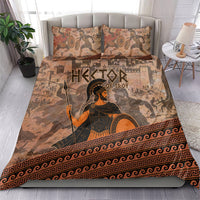 Hector Of Troy Bedding Set Ancient Greek Mythology Pottery Trojan Warrior