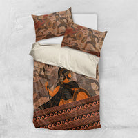 Hector Of Troy Bedding Set Ancient Greek Mythology Pottery Trojan Warrior