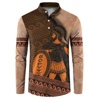 Hector Of Troy Button Sweatshirt Ancient Greek Mythology Pottery Trojan Warrior