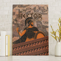 Hector Of Troy Canvas Wall Art Ancient Greek Mythology Pottery Trojan Warrior