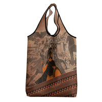 Hector Of Troy Grocery Bag Ancient Greek Mythology Pottery Trojan Warrior