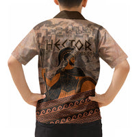 Hector Of Troy Hawaiian Shirt Ancient Greek Mythology Pottery Trojan Warrior