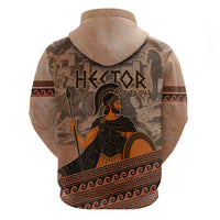 Hector Of Troy Hoodie Ancient Greek Mythology Pottery Trojan Warrior