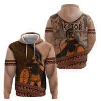 Hector Of Troy Hoodie Ancient Greek Mythology Pottery Trojan Warrior