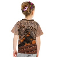 Hector Of Troy Kid T Shirt Ancient Greek Mythology Pottery Trojan Warrior