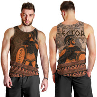 Hector Of Troy Men Tank Top Ancient Greek Mythology Pottery Trojan Warrior