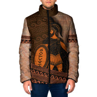 Hector Of Troy Padded Jacket Ancient Greek Mythology Pottery Trojan Warrior