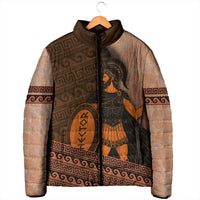 Hector Of Troy Padded Jacket Ancient Greek Mythology Pottery Trojan Warrior