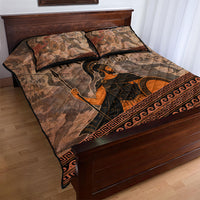 Hector Of Troy Quilt Bed Set Ancient Greek Mythology Pottery Trojan Warrior