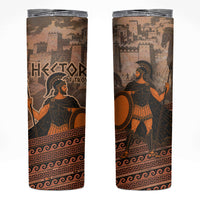 Hector Of Troy Skinny Tumbler Ancient Greek Mythology Pottery Trojan Warrior
