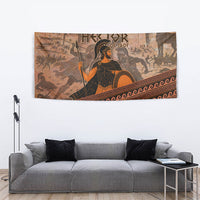 Hector Of Troy Tapestry Ancient Greek Mythology Pottery Trojan Warrior