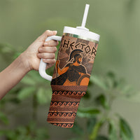 Hector Of Troy Tumbler With Handle Ancient Greek Mythology Pottery Trojan Warrior