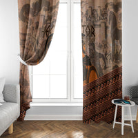 Hector Of Troy Window Curtain Ancient Greek Mythology Pottery Trojan Warrior