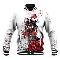 Skeleton Love Baseball Jacket Til Death Do Us Apart - Wonder Print Shop