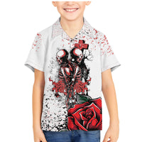 Skeleton Love Family Matching Mermaid Dress and Hawaiian Shirt Til Death Do Us Apart - Wonder Print Shop