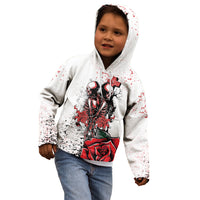 Skeleton Love Kid Hoodie Til Death Do Us Apart - Wonder Print Shop