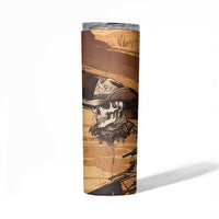Skull Cowboy Skinny Tumbler Rise Em Cowboy - Wonder Print Shop