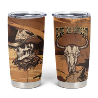 Skull Cowboy Tumbler Cup Rise Em Cowboy - Wonder Print Shop