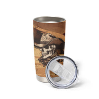 Skull Cowboy Tumbler Cup Rise Em Cowboy - Wonder Print Shop