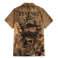 Skull Pirate Family Matching Mermaid Dress and Hawaiian Shirt Revenge Vintage Style Art - Wonder Print Shop