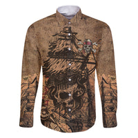 Skull Pirate Family Matching Puletasi Dress and Hawaiian Shirt Revenge Vintage Style Art - Wonder Print Shop