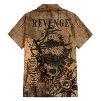 Skull Pirate Hawaiian Shirt Revenge Vintage Style Art - Wonder Print Shop