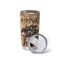 Skull Pirate Tumbler Cup Revenge Vintage Style Art - Wonder Print Shop