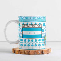 Honduras Christmas Ceramic Mug with Santa Parrot Palm Tree and Tropical Gift Pattern Design - Wonder Print Shop