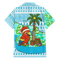 Honduras Christmas Hawaiian Shirt with Santa Parrot Palm Tree and Tropical Gift Pattern Design - Wonder Print Shop