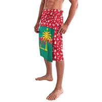 Grenada Christmas Lavalava with Palm Tree Bird and Tropical Holiday Pattern Design - Wonder Print Shop