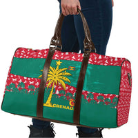 Grenada Christmas Travel Bag with Palm Tree Bird and Tropical Holiday Pattern Design - Wonder Print Shop