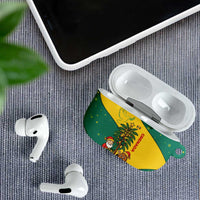 Grenada Christmas AirPods Case with Santa Nutmeg Tree Peace Dove and Festive Gift Design - Wonder Print Shop