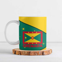 Grenada Christmas Ceramic Mug with Santa Nutmeg Tree Peace Dove and Festive Gift Design - Wonder Print Shop