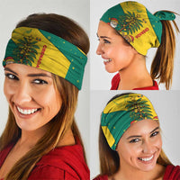 Grenada Christmas Neck Gaiter with Santa Nutmeg Tree Peace Dove and Festive Gift Design - Wonder Print Shop