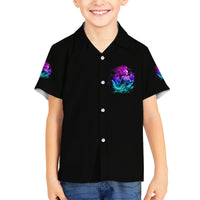 My Demons Tried To Drown Me Mermaid Kid Hawaiian Shirt - Wonder Print Shop