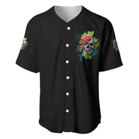 Warning This Tattooed Girl Flower Baseball Jersey - Wonder Print Shop