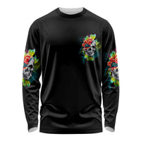 Warning This Tattooed Girl Flower Long Sleeve Shirt - Wonder Print Shop