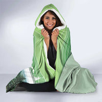 Custom Disc Golf Hooded Blanket with Forest Landscape Basket Silhouette - Wonder Print Shop