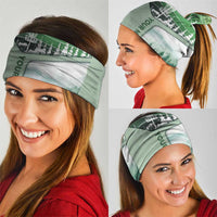 Custom Disc Golf Neck Gaiter with Forest Landscape Basket Silhouette - Wonder Print Shop