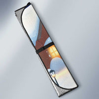 Funny Christmas Reindeer Bowling Custom Auto Sun Shade with Reindeer Snow Scene - Wonder Print Shop
