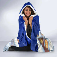 Funny Christmas Reindeer Bowling Custom Hooded Blanket with Reindeer Snow Scene - Wonder Print Shop