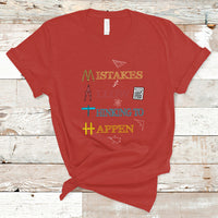 Back To School T Shirt Mistakes Allow Thinking To Happen, Math Teacher TS05 - Wonder Print Shop
