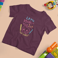 Back To School T Shirt For Kid Little Miss 1st Garder, First Day Of School TS05 - Wonder Print Shop