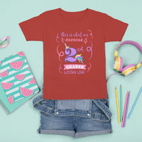 Back To School T Shirt For Kid This Is What An Awesome 2nd Grader Looks Like Unicorn TS05 - Wonder Print Shop