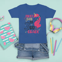 Back To School T Shirt For Kid Happy First Day Of 3rd Unicorn TS05 - Wonder Print Shop