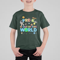 Back To School T Shirt For Kid Pre K Is Out Of This World Astronaut, First Day Of School TS05 - Wonder Print Shop