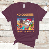 Christmas In July T Shirt No Cookies Just Cocktails, Funny Drinking TS05 - Wonder Print Shop