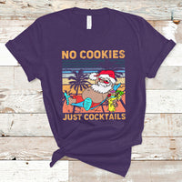 Christmas In July T Shirt No Cookies Just Cocktails, Funny Drinking TS05 - Wonder Print Shop