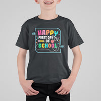 Cute Back To School T Shirt Happy First Day Of School, Funny Teachers Students TS05 - Wonder Print Shop